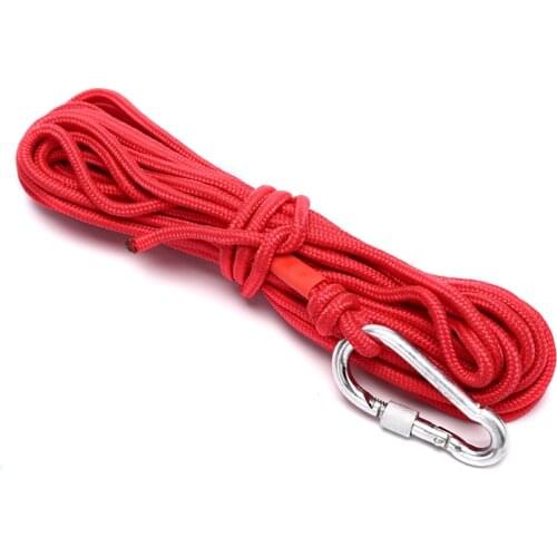 10M Red Fishing Magnets Rope Strong Search Magnets Fishing Pot Fishing Magnet Rope