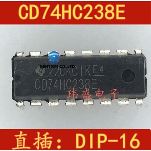 10PCS 74HC238 CD74HC238E DIP16 logic chip in stock 100% new and original