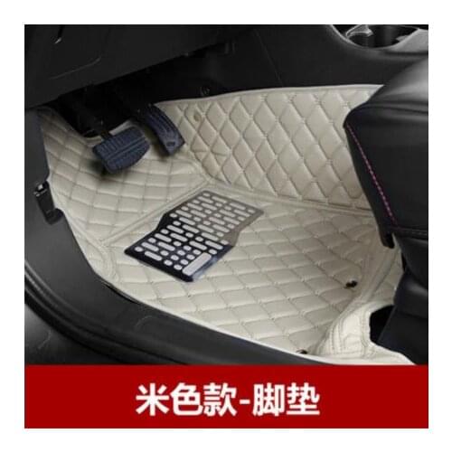 Car accessories Car interior fully surrounded by PU carpet mats For Mitsubishi Outlander 2013-2019 Car styling