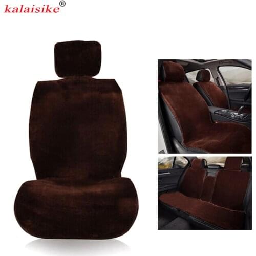 Kalaisike plush universal car seat covers for Lexus all models nx lx470 gx470 ES IS RX GX GTH LX car styling car accessories