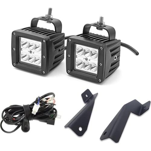 For Toyota Hilux 1989-1994 4Runner 1989-1995 Lower Windshield 60W LED Light Hood Hinge Mount