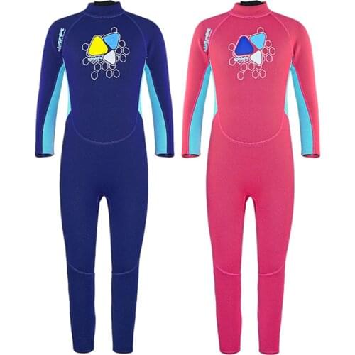Layatone 2MM Neoprene Wetsuit Childrens Swimsuit Long Sleeve Boys And Girls Surfing Childrens Rash Protection One Piece