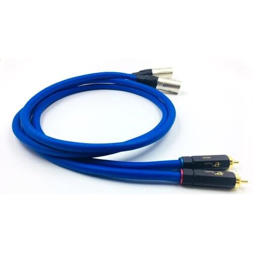 HiFi Cardas 2RCA Male to Dual XLR Female Audio Cable HIFI 2RCA TO 2XLR Male Balanced Cable