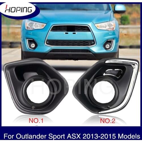 Hoping For Outlander Sport ASX 2013 2014 2015 Front Bumper Fog Light Cover Fog Lamp Hood For Mitsubishi