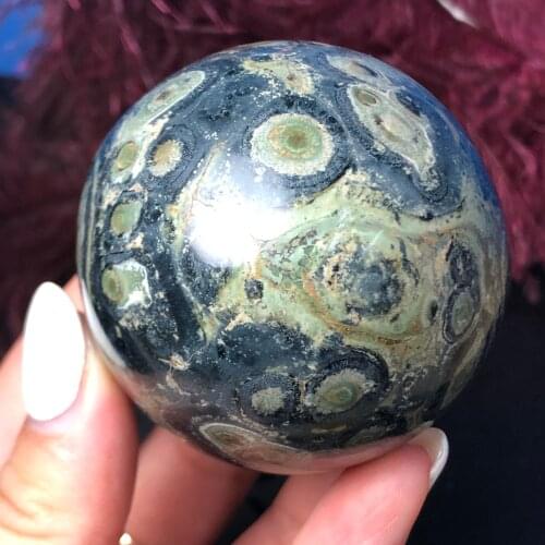Natural Malachite Quartz Crystals Ball Sphere Reiki Stone Healing