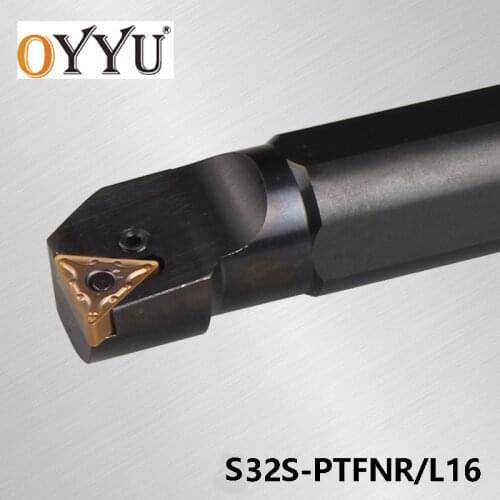 OYYU S32S-PTFNR16 PTFNL16 PTFNR PTFNL 32mm Turning Toolholder Lathe Tool Holder Boring Bar CNC Cutter Carbide Inserts