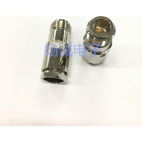 Pure Copper Radio Frequency Connector N-K-9 Mountable 50-9 Wire N Type Female L16 Feeder Connector N Female