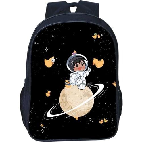 Quackity Backpack Hot Children School Bag Girl Rucksack Boy Backpack Teen Book Bag Mochila Multifunctional Double-layer Backpack