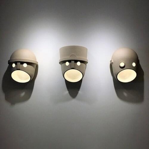 Nordic Moooi Creative Mask Chandelier LED E27 Resin Chandelier Living Room Bedroom Lamp Study Cartoon Chandelier Home Decoration