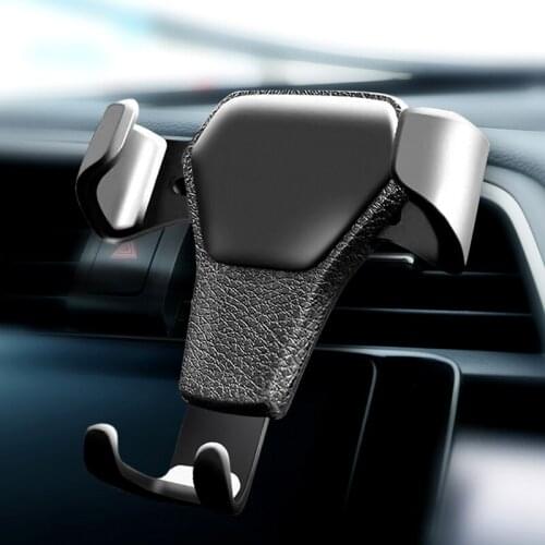 Universal Gravity Car Phone Holder Auto Air Vent Clip Mount Mobile Phone Holder CellPhone Stand Support For iPhone 12 11 Samsung