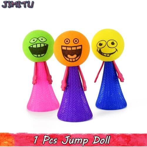 1Pcs Funny Fly Jump Elf Children Strange Vent Doll Toy Kids Babies Creative Educational Learning Toys Funny Gifts Random Color