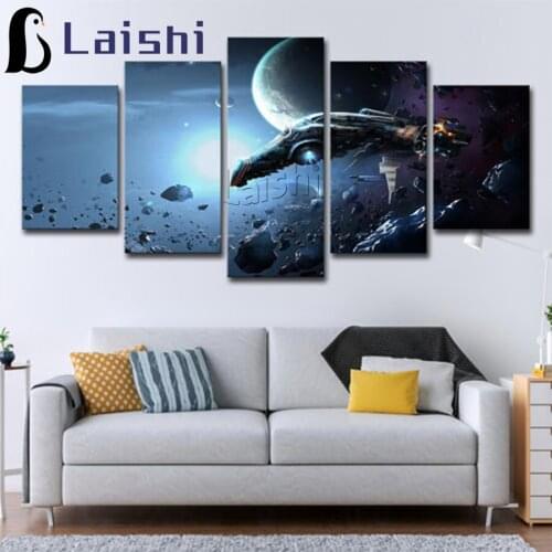 5pcs diamond embroidery Cosmic landscape full diamond painting square round drill rhinestone pictures mosaic wall decoration