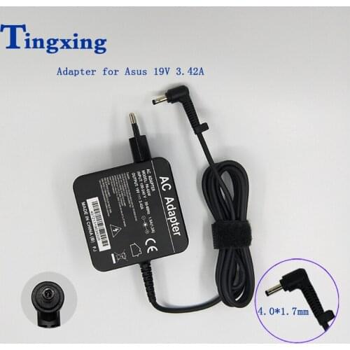 EU Plug 19V 3.42A 4.0*1.7mm 60w laptop ac power adapter charger for Asus F450LD F450VB F450VE F452CA F452EA F452EP