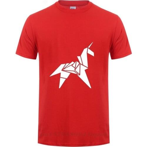 Man Woman origami unicorn t shirt blade runner retro movie replicant cotton short sleeve t-shirt summer tops camisetas