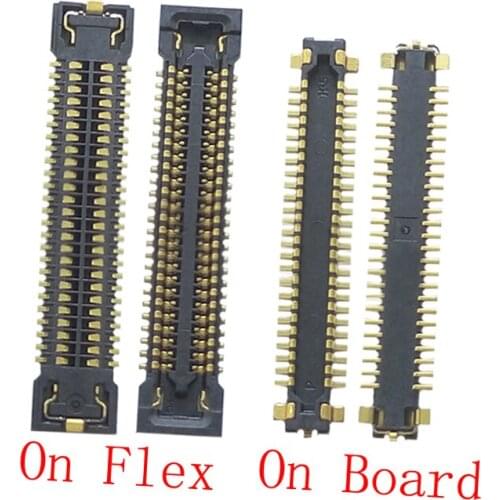 2Pcs LCD Display Screen Flex Cable FPC Connector For Xiaomi M8 SE M 8SE Mi8SE M8SE MI8 Mi 8 Jack Plug On Mainboard Board 50Pin