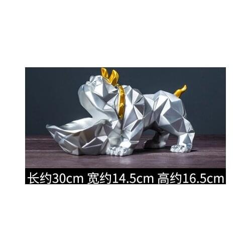 Animal Creative porch key storage plate placed door key storage box sitting room shoes cabinet sundries collection crafts statue