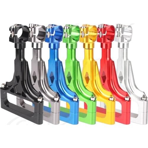 CNC Steering Damper Stabilizer Mounting Holder Bracket For Kawasaki Z1000 Z750 2003 2004 2005 2006 2007 2008 2009 Anodized