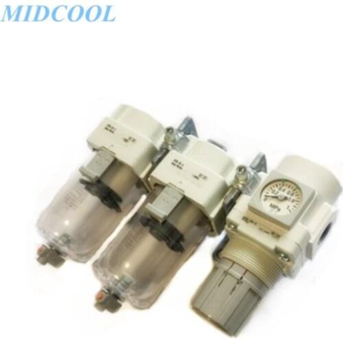 Modular F.R.L. Units Air Combination Air Filter + Regulator + Lubricator AC-B Series AC20C AC20C-01G/02G/01DG/02DG/01CG/02CG-B