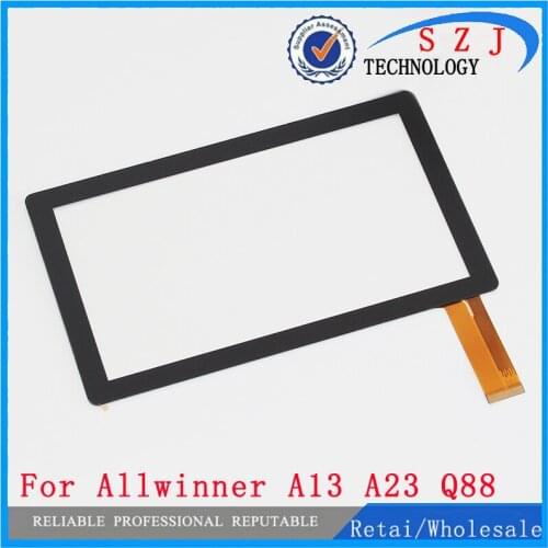 New 7'' inch Replacement Capacitive Touch Screen Digitizer Panel For Allwinner A13 A23 Q8 Q88 Tablet PC Free shipping 10pcs/lot