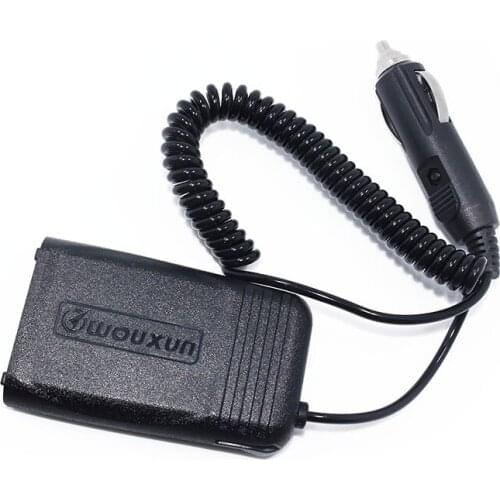 Original Wouxun KG-UV8D 12V-24V Car Charger Battery Eliminator For Wouxun kg-uv8d Plus KG-UV8E Portable Walkie Talkie2 Way Radio
