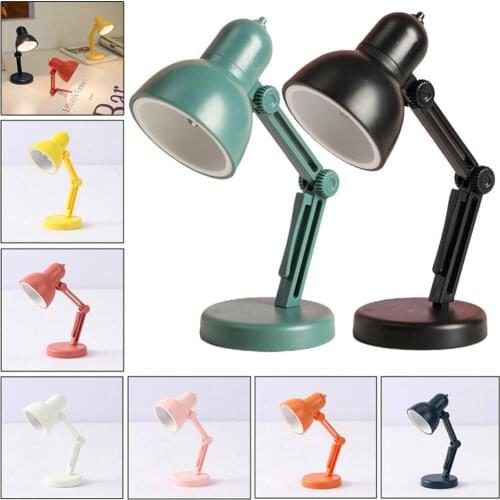 Portable Mini Book Light LED Desk Lamp Foldable Eye Protection Table Lamp Night Reading Light for Bedroom Home Room