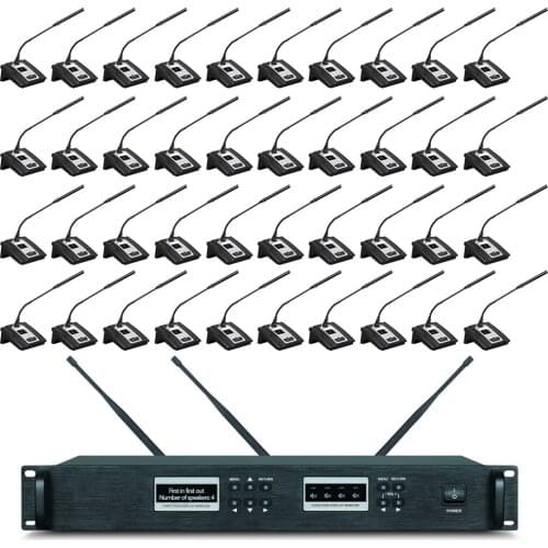 Professional Hand in Hand Wireless Conference Microphone Gooseneck Desktop Microphone Speech Speaking Conference Room Microphone