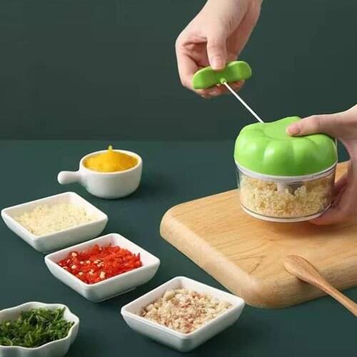 Manual Garlic Press Multi-function Garlic Grinding Chopper Food Vegetables Cutter Meat Grinders Kitchen Gadgets Garlic Artifact