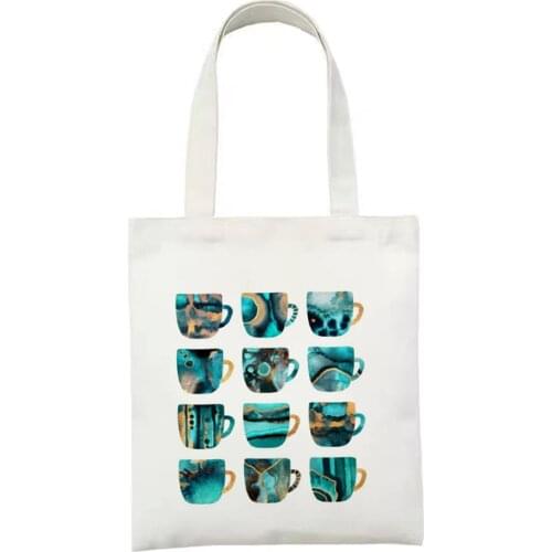 2021 New Interesting Pictures Art Aesthetic Harajuku Printing Receive Bag Cool Girls Shoulder Bags Eegant College Canvas Bag