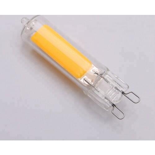 Super Bright G9 LED Light Bulb 6W 9W 12W AC 110V 220V Glass Lamp Constant Power Light LED Lighting G9 COB Bulbs