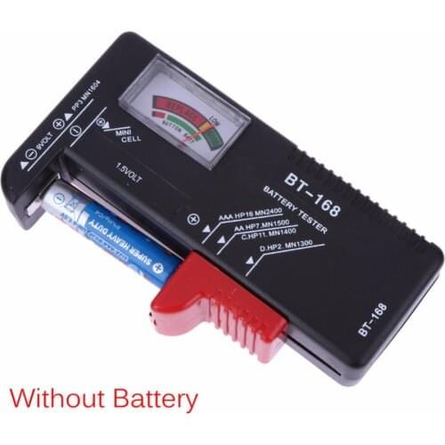 Button Multiple Size Battery Volt Tester Checker Universal Digital Battery Tester AA/AAA/C/D/9V/1.5V Colour Coded Meter Indicate