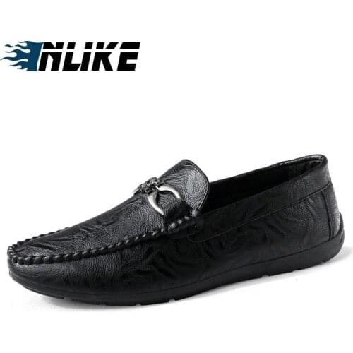INLIKE Mens Casual Shoes Business Dress Cotton Shoes Racing Shoes Designer Loafer Driving Doug Shoes