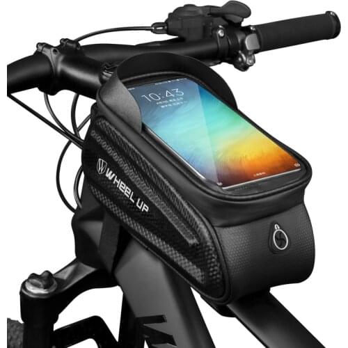 Waterproof Bike Bag Bicycle Frame Front Top Tube Cycling Bag Reflective 7.0in Phone Case Touchscreen Bag MTB Bike Accessories
