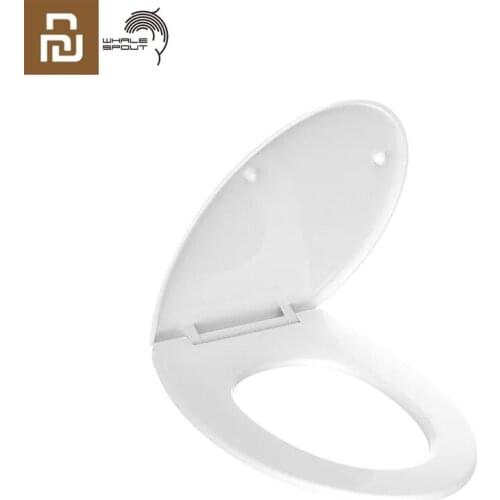 Youpin Whale Spout Electric Heated Toilet Cover Seat Ipx4 Waterproof Mute Descending Toilet Seat Lid With Sensor Night Light