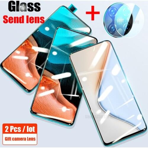 Tempered Glass For Xiaomi Poco M2 X3 NFC F2 Pro Cover Screen Protector Anti blue ray For Xiaomi Poco X2 F2 Pro X3 NFC Glass Lens