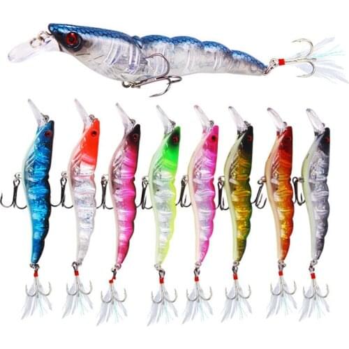 1pcs Minnow Fishing Lure 13.6g 9.5cm Casting Floating Hard Bait Artificial 8 Colors Swimbait Fishing Tackle Accessories