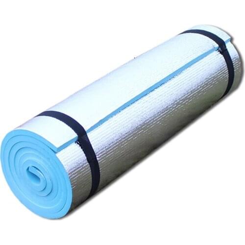180x50x1cm Outdoor Camping Mat Tent Mat Aluminum Film EVA Waterproof Cushion Heat Insulation Ground Mat, Aluminum Pad