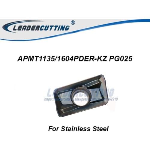 APMT1135PDER-KZ APMT1604PDER-KZ PG025 PG035*10pcs Carbide Inserts, Blades for Milling cutter BAP300R/BAP400R