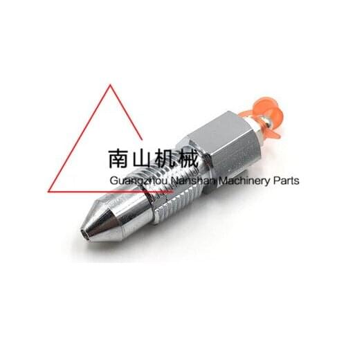 Free shipping for Excavator R60-7 tension cylinder chain nozzle chain nozzle grease nozzle check valve excavator accessories