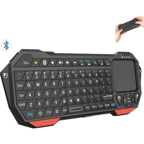 SeenDa Wireless 3.0 Bluetooth Keyboard with Touchpad for Smart TV Support IOS Window Android System Keyboard for Ipad