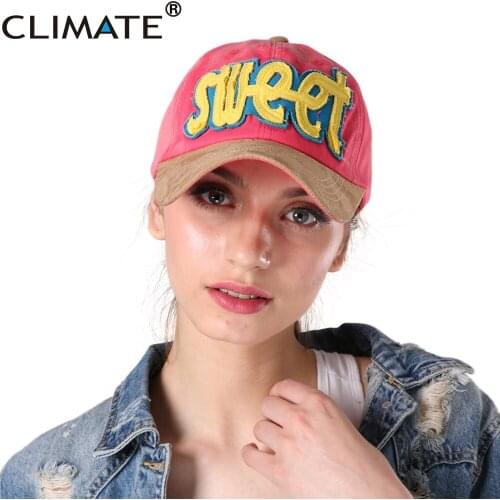 CLIMATE New Women Baseball Caps Hat Women Sweet Girls Lady Cotton Cap Adjustable Suede Baseball Caps Faux Leather Wine Pink Hat