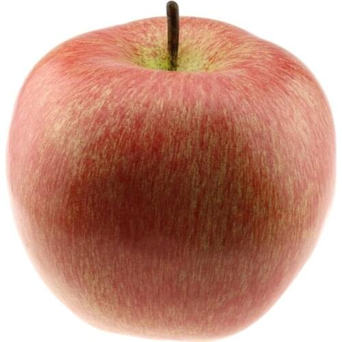 Gresorth 16cm Big Fake Apple Artificial Decoration Fruit Home Party Christmas Dispaly Food Toy - Pink
