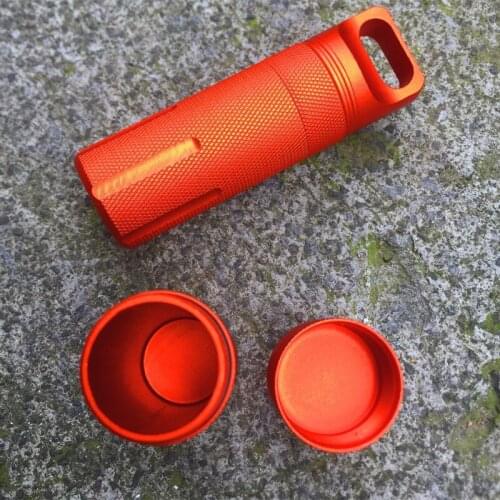 New Capsule Survival Seal Trunk Waterproof Hike Box Container Outdoor Dry Bottle Holder Storage Camp Medicine Match Pill Case
