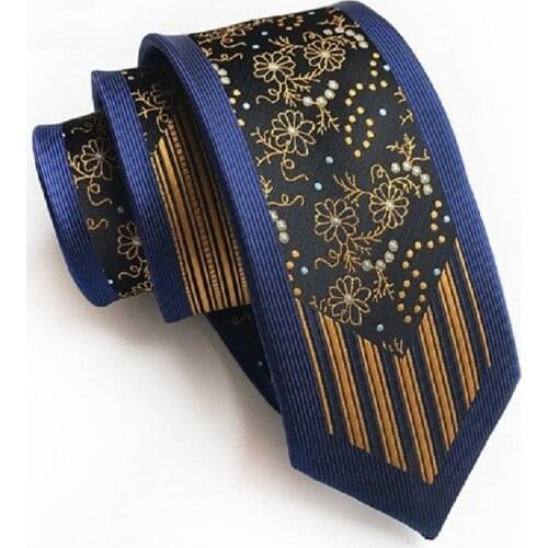 Superior Quality Tie Adult New Style Necktie 6cm Flower Dot Striped Choker Fashionable Neckwear Jacquard Pattern