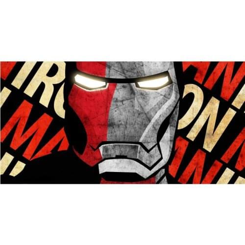 Custom 70x140cm Bath Towel HIron Man Large Soft Absorbent Bamboo Fiber Sport Swimming Gym Travel Beach Towel