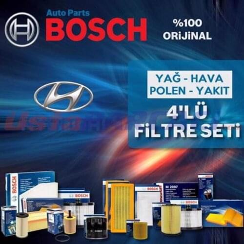 For Hyundai Getz 1.5 CRDI Bosch Filter Care Set 2006-2011 Air Conditioning S