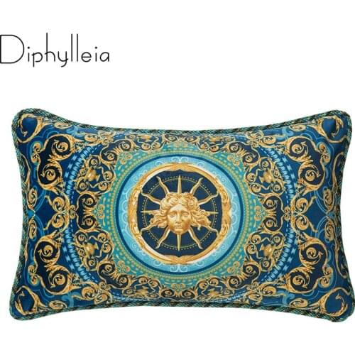 Diphylleia Medusa Pillow Cover Italian Luxury Super Soft Velvet Sofa Chair Living Room Home Decorative Cushion Cover 50x30cm