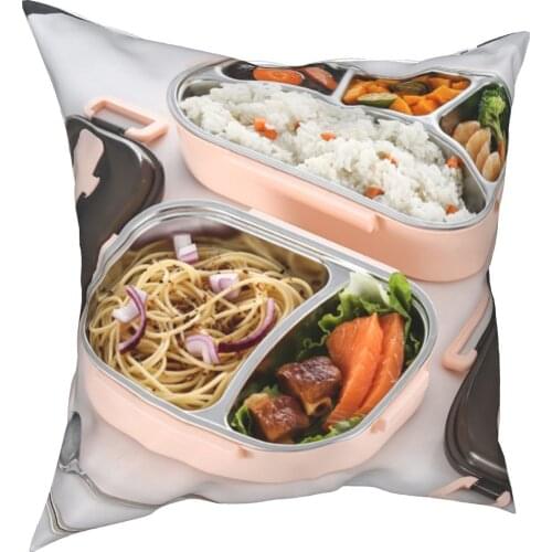 Rich nutrition Bento printed pillow decorative cushion cover gourmet cushion cover 45cm linen pillow residential culture
