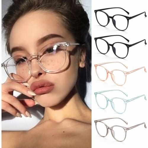 Anti Blue Rays Transparent Glasses Women Men Vision Care Flexible Portable Optical Eyewear Computer Glasses Fashion Spectacle