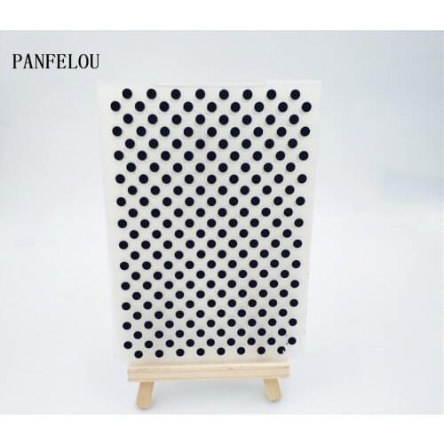 PANFELOU Center point Embossing folders Plastic For Scrapbooking DIY Template Fondant Cake Photo Album Card Making