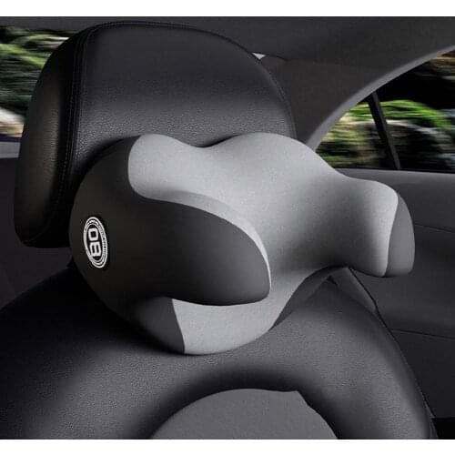 Memory Foam Car Seat Headrest U-shaped Neck Pillow Auto All Seasons Detachable Comfortable Neck Cushion Head Support Nap